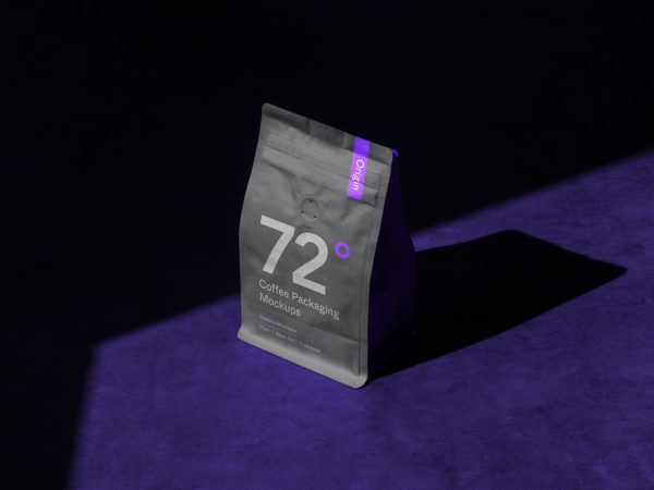 Free Coffee Bag Mockup
