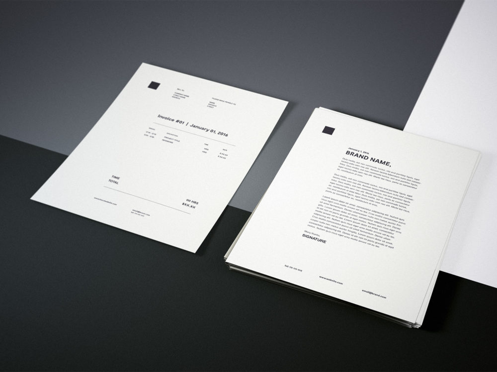 Branding Stationery PSD Mockup Bundle