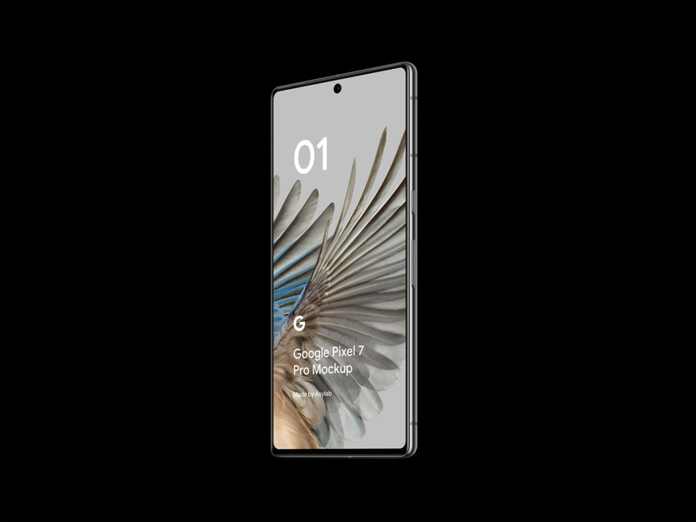 Google Pixel Android App Mockup: Pixel-Perfect Presentation