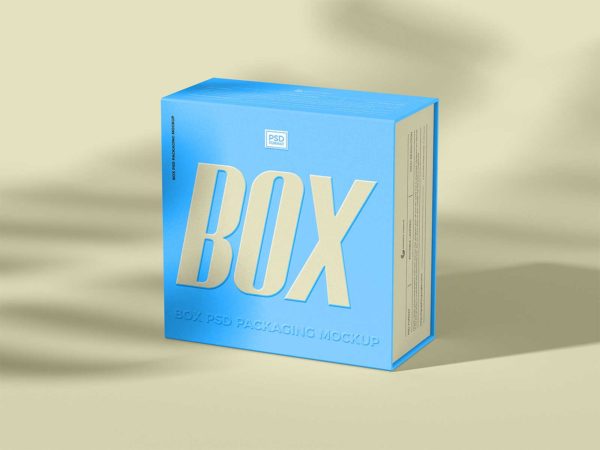 Free Rigid Box Mockup: Elevate Your Packaging Presentation