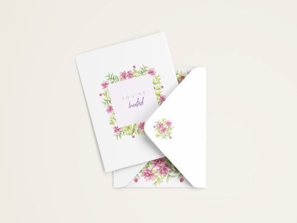 Invitation Card Mockup